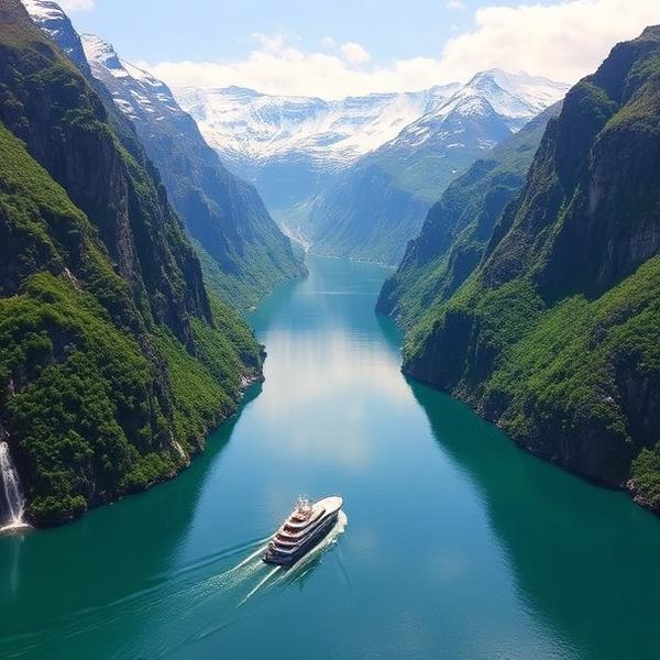 Norwegian Fjords yacht charter itinerary