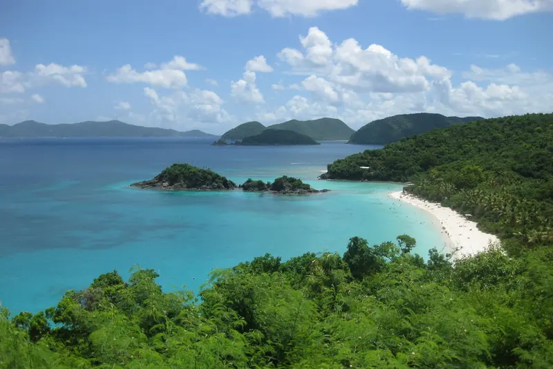 Trunk Bay and Trunk Cay on St. John, US Virgin Islands